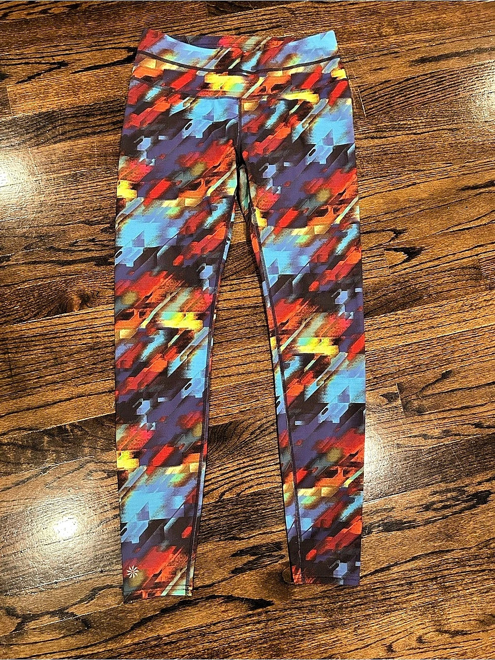 Athleta Abstract Print Leggings Size Small
